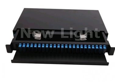 comprar Cerco da montagem em rack de 19 polegadas, 24 caixas de distribuição da fibra ótica do porto para o terminal do cabo online manufacture