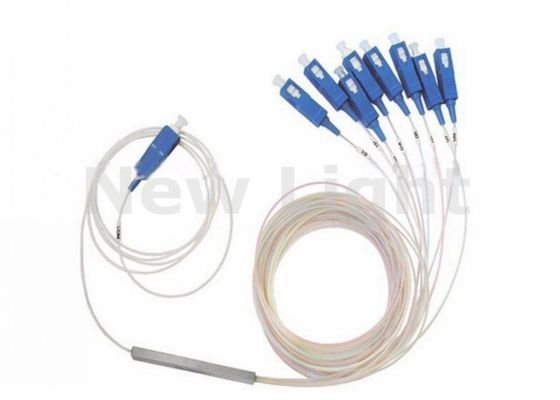 comprar SC UPC 1x8 PLC Fibra Óptica Splitter Tipo de tubo de aço para FTTH com modo único e baixa perda de inserção online manufacture