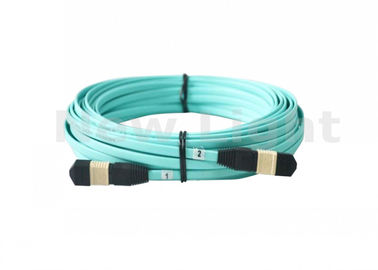 comprar 15 de MPO MTP do cabo OM3 12 medidores de cabo de fibra ótica multimodo da costa para o módulo de QSFP/SÊNIOR online manufacture