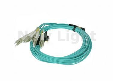 comprar 10 revestimento MPO do cabo LSZH do núcleo 3.0mm MPO MTP do medidor OM4 12 ao cabo do LC online manufacture