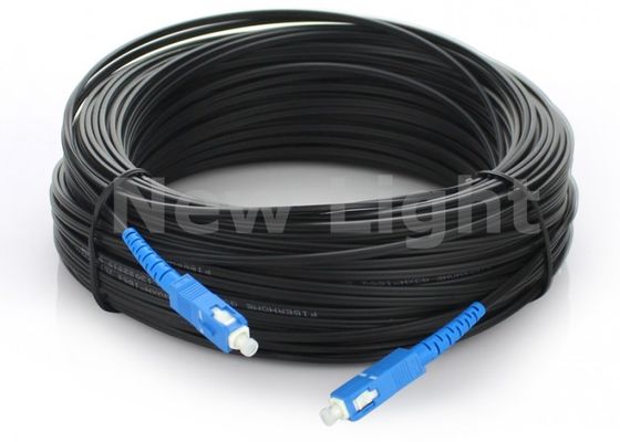 comprar Cable de salto de fibra óptica de comprimento SC de 100 m com tipo de fibra G657A para utilização ao ar livre em redes FTTH online manufacture