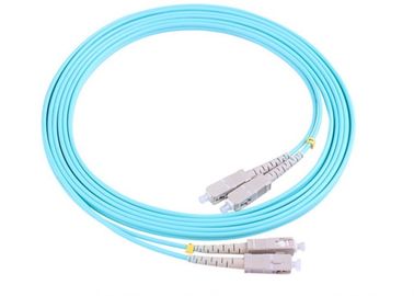 comprar Cabo de remendo da fibra do SC do SC das aplicações de FTTX, cabo frente e verso do único modo OM3 online manufacture