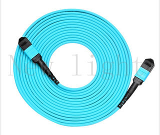 comprar Cor azul MPO - modo de fibra ótica do PVC/LSZH do cabo de remendo do cabo da fibra de MPO multi online manufacture