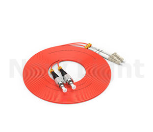 comprar Cabo de remendo de fibra ótica multimodo de FC-LC, PVC alaranjado/LSZH 0,9/2,0/3,0 milímetros de cabo online manufacture