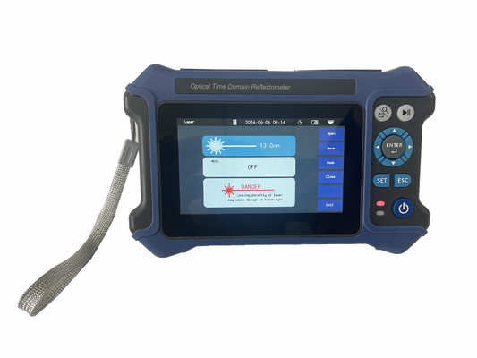 comprar OTDR 1310/1550nm portátil 3302k 16 em 1 touch screen VFL OPM 26/24dB 100KM online manufacture