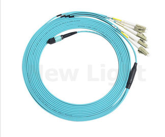 comprar 12 o núcleo MPO fêmea ao LC ventila para fora o remendo ótico Coard do cabo da fibra MPO MTP online manufacture