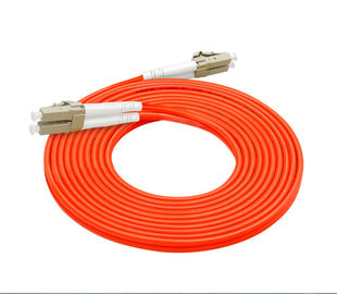 comprar 62.5 / 125 cor personalizada da laranja do comprimento do LC LC do cabo de remendo da fibra ótica 3.0mm online manufacture