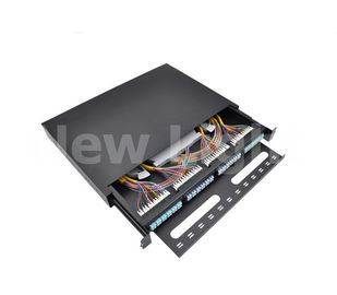 comprar 96 caixa de distribuição ótica do painel de remendo FTTH da fibra do LC do núcleo de aço inoxidável online manufacture