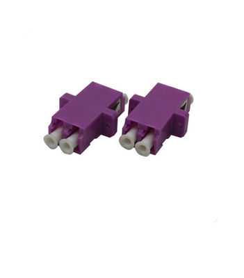 comprar Adaptador de Fibra Óptica Duplex LC OM4 Roxo com Baixa Perda de Inserção ≤0.20dB e Alta Durabilidade >1000 Ciclos de Conexão online manufacture