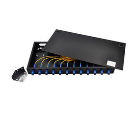 comprar Caixa terminal de quadro de distribuição de uma fibra ótica de 19 polegadas para o cabo de fibra ótica de Pach online manufacture