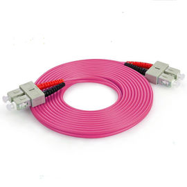 comprar SC de fibra ótica do cabo de remendo OM4 do multi duplex do modo 3,0 ao cabo do remendo da fibra do SC online manufacture