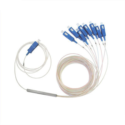 comprar Divisor Óptico de Fibra Óptica com Configuração de 1x8 Portas, com Comprimento de Onda Operacional de 1260-1650nm e Tipo de Tubo de Aço para FTTH / CATV online manufacture