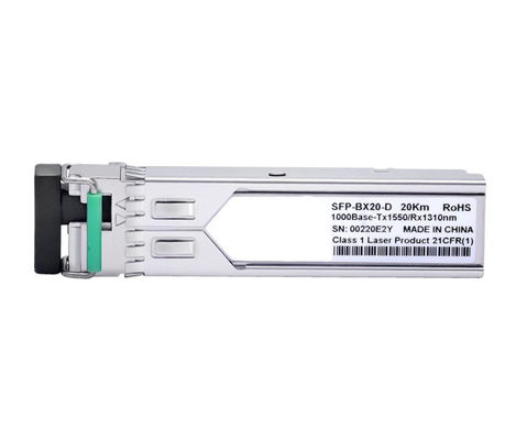 comprar Módulo transceptor de fibra óptica SFP de 1,25G com distância de 20KM e baixa dissipação de energia online manufacture