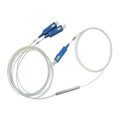 comprar PLC FTTH Mini Fiber Optic Splitter Module com 1x2 SC Connector e 900 um Fibra online manufacture