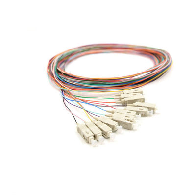 comprar 12 Cores Multi-Modo 0.9mm Diâmetro Pigtail de Fibra Óptica para Comunicações de Dados online manufacture