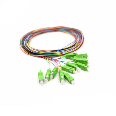 comprar SC/APC Fibra Óptica Pigtail com 0,9 mm de diâmetro e 12 cores Fibra Óptica Jumper Cable online manufacture