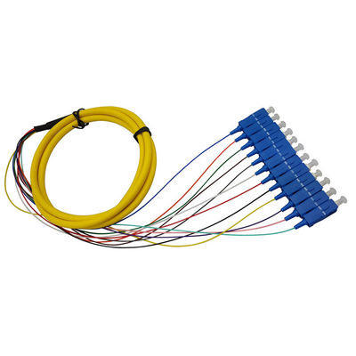 comprar Cabos de salto de fibra óptica SC APC Fiber Pigtail 0.9mm 2M com 12 opções de cores online manufacture