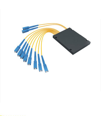comprar 2x8 divisor de fibra óptica PLC com comprimento de onda de 1260-1650 nm e baixa perda de inserção para CATV e FTTX online manufacture
