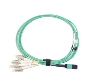 comprar 3,3 Ft de cabo 50 de MPO MTP/125 multimodos, fã - para fora cabo do cabo de remendo da fibra ótica online manufacture