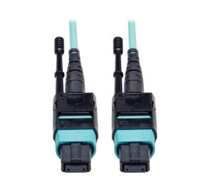 comprar 12 núcleo fêmea push pull high-density Connectorl do cabo de remendo da fibra da aba de MPO/MTP online manufacture