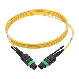comprar a fibra 12 que puxa o tipo remendo fêmea da fibra do APC do único modo de MPO MTP cabografa para QSFP 40/100 Gb online manufacture