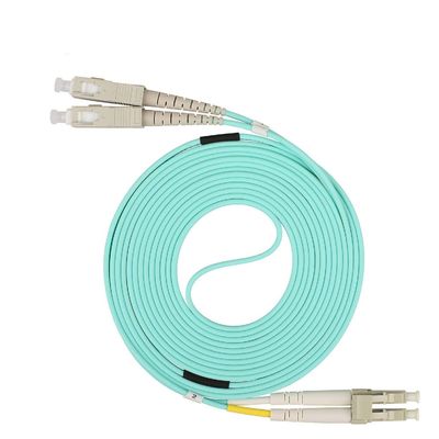 comprar Cabo de Fibra Óptica Multimodo LC-SC com Revestimento LSZH de 10 Metros 50/125um para Transferência de Dados de Alta Velocidade online manufacture
