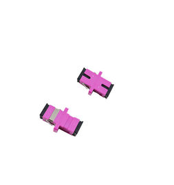 comprar Adaptador da fibra ótica do rosa de OM4 Rosa, adaptador simples do SC para o Internet de FTTH/CATV online manufacture