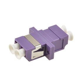 comprar Tipo comum multimodo do núcleo OM4 dos adaptadores dois do conector da fibra ótica com cor roxa online manufacture
