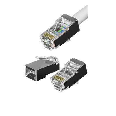 comprar Conector RJ45 CAT7 600MHz com contatos banhados a ouro e opções de desconto por volume online manufacture