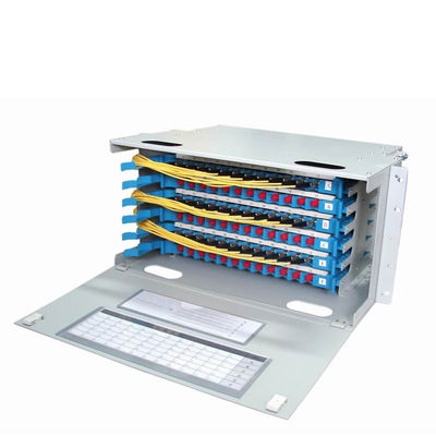 comprar Estrutura de distribuição de fibra óptica ABS / PC para redes FTTH / FTTB / FTTX com 1X8/16/32/64 núcleos de capacidade ODF Patch Panel online manufacture