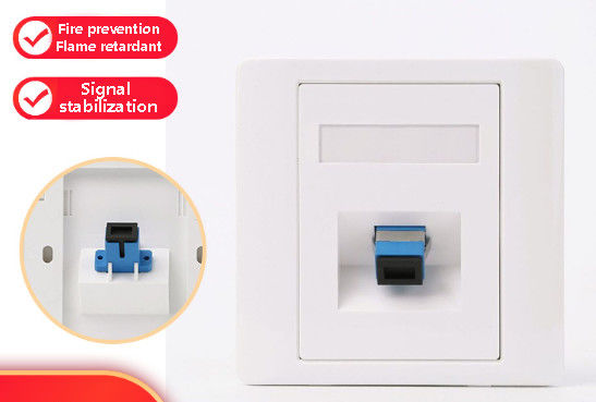 comprar Tomada LC/SC de montagem embutida de polo único com compatibilidade universal para todas as fichas padrão online manufacture