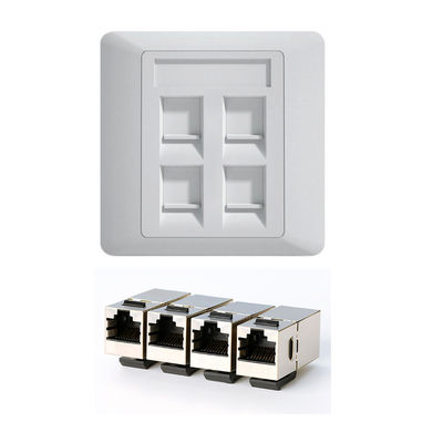 comprar CAT6 Soquete RJ45 com 90 W de distribuição de energia IEEE 802.3bt Tipo 4 Compatível e 86 * 86 mm Tamanho para Edifícios Inteligentes online manufacture