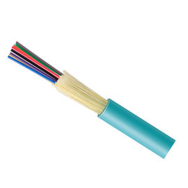 comprar Cabo de distribuição interno de fibra ótica do Aqua OM3 do multi modo FTTH do núcleo da fibra ótica 12 online manufacture