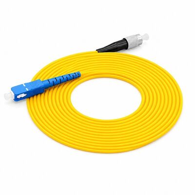 comprar Perda de Inserção Baixa ≤0.15dB Cabo de Fibra Óptica Insensível à Curvatura G657A1 com Múltiplos Tipos de Conectores online manufacture