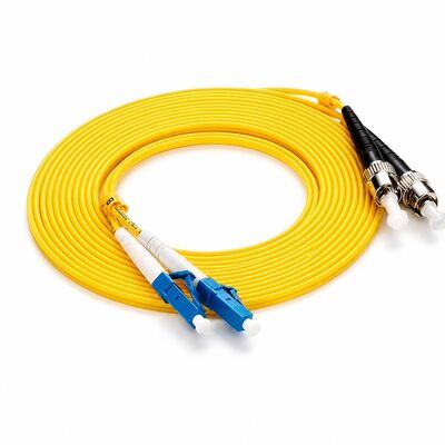comprar Cabo de Fibra Óptica Monomodo OS2 Certificado ISO CE RoHS TIA EIA com Conectores SC LC FC ST online manufacture
