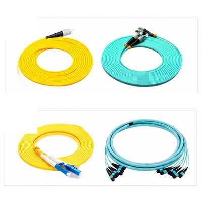 comprar OS2 Single Mode e OM4 Multimode Fiber Optic Pigtail com conectores SC LC para Data Center e FTTH Networks online manufacture