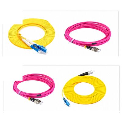 comprar 0.9mm tampão apertado 2.0mm padrão 3.0mm robusto Fibra Óptica Simplex Pigtail SC LC OS2 para ODF Splicing online manufacture