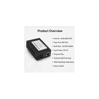 comprar NL-DCMC-10 Duplex SC SFP Media Converter com Link Pass-Through e Remote Fault Detection para 10/100/1000Mbps Auto-Negociation online manufacture