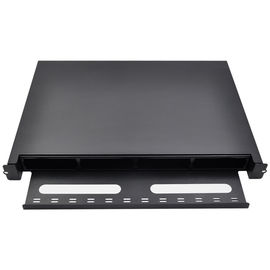 comprar 1U 19 material de aço laminado montagem em rack da caixa de distribuição da fibra ótica da polegada 1.2T densamente online manufacture