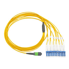 comprar Cabo de fibra ótica MPO do duplex do único modo de G652D LSZH/tronco de MTP núcleo do cabo 8/12/24 online manufacture