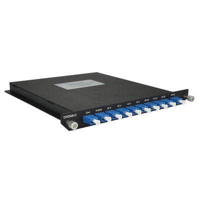 comprar 8 canais LC UPC Connector Modo único 1550nm DWDM Mux Demux Fiber Optic Module online manufacture
