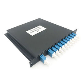 comprar Módulo duro do canal CWDM Mux Demux dos componentes 8 da fibra ótica da caixa do metal com conector online manufacture