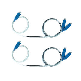comprar 1,2 tubo do medidor G657A2 0.9mm filtro FWDM 1 x 2 conector do SC UPC/fibra ótica de aço do ABS online manufacture