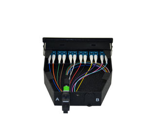 comprar Adaptador do LC da fibra do painel de remendo 12 da gaveta do conector MPO do único modo do LC apropriado online manufacture