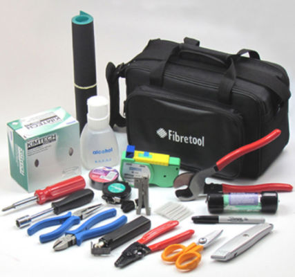 comprar Kit de Ferramentas de Fibra Óptica HW-306B com Mochila Leve, Tesoura de Kevlar e Decapador 5 em 1 para Técnicos online manufacture