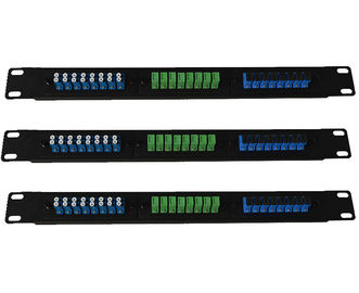 comprar SC de aço laminado E2000 do LC do painel de remendo da fibra ótica de FTTH para o quadro de distribuição 1U online manufacture