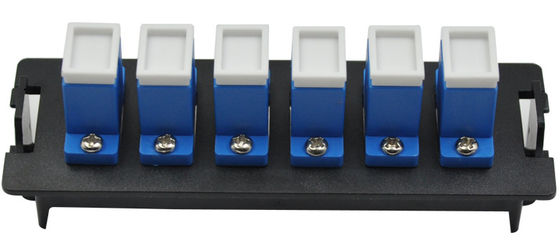 comprar Painel de Fibra Óptica SC Duplex de Plástico com 12 Portas e Instalação com Clipe para Caixa de Distribuição de 19 Polegadas 1U online manufacture
