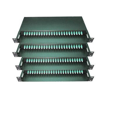 comprar 48 / 96 Fibra MPO/MTP Fibra Óptica Patch Painel caixa de terminação com 19 polegadas montado em rack e material SPECC online manufacture