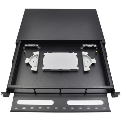 comprar 19 polegadas 24 Port ODF Fiber Optic Patch Panel com estrutura de gaveta para fácil operação em Data Centers online manufacture