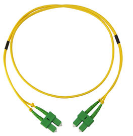 comprar Virola frente e verso do polonês do APC do conector do verde do SC do cabo de remendo do cabo de fibra ótica da contagem online manufacture